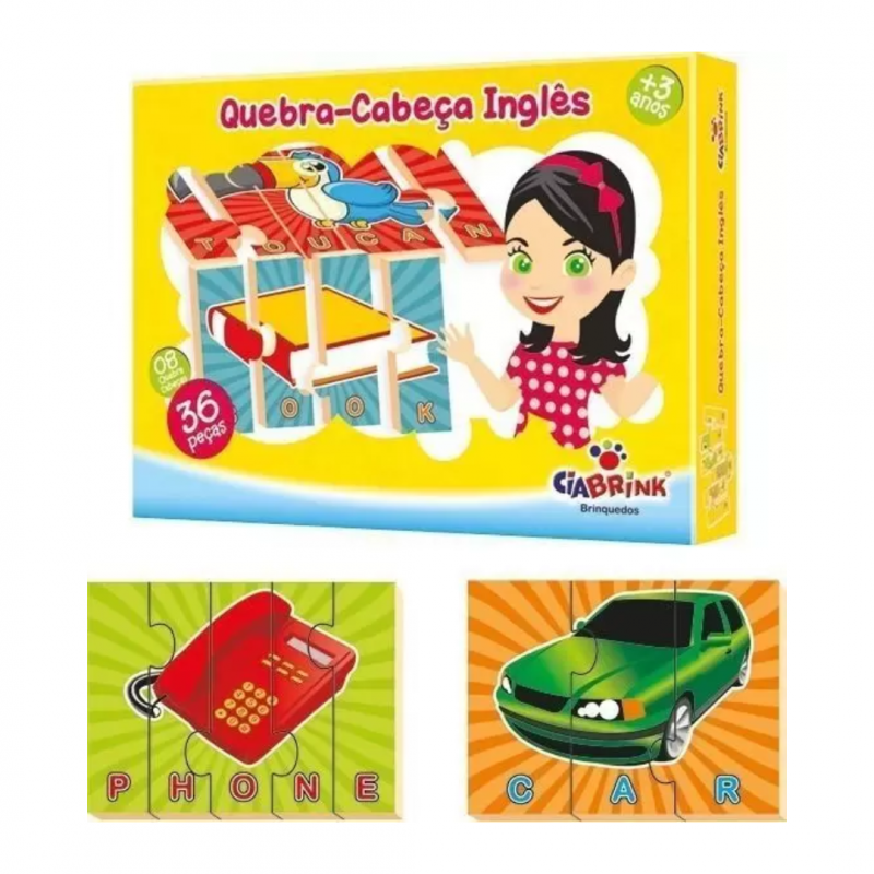 QUEBRA CABECA INGLES 36PCS